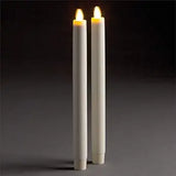 Moving Flame Taper Candle Set
