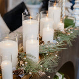 LED Flameless Glass Candle