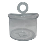 Cylindrical Glass Jar