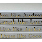 "Act Like Audrey" Set of 4 Books