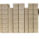 Antique Off White Leather Book