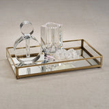 Celine Mirrored Glass Vanity Tray