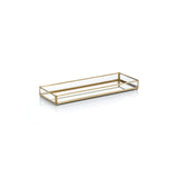 Celine Mirrored Glass Vanity Tray