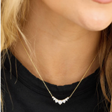 Not Your Basic Multi Stone Pendant Gold