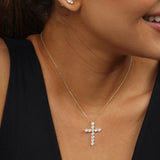 "Oh She Fancy" Cross Pendant Necklace
