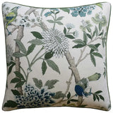 Hydrangea Bird 22" Pillow