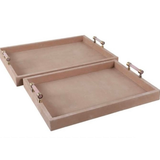 Halofax Suede Tray