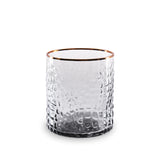 Croc Double Old-Fashioned with Gold Rim Set of 4