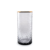 Croc Highball Glasses with Gold Rim Set of 4