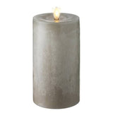 Moving Flame Grey Candle