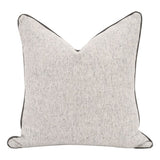 The Howell with Velvet Piping 22" Pillow