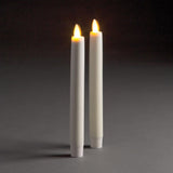 Moving Flame Taper Candle Set