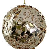 Champagne Flake Ball Ornament