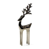 Reindeer Decorative Figure - Polished Nickel