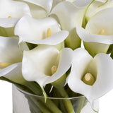 Calla Lillies in Glass Vase