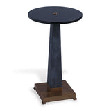Cairo Charcoal and Brass Accent Table