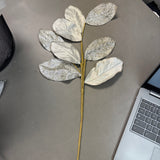 27.5" Silver Magnolia Leaf Stem