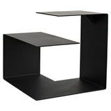 Solo Side Table, Black Steel