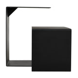 Solo Side Table, Black Steel