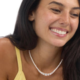 The Queen's Graduated Tennis Necklace 16"