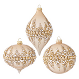 Gold Beaded Ornament