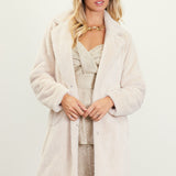 Cream Teddy Jacket