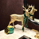 Hunter Green Frayed Edge Velvet Ribbon - 1.5"