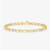 Isla Tennis Bracelet Gold