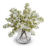 Faux White Lilac Arrangement