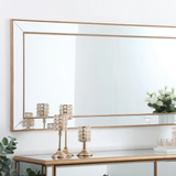 Gold Nail Floor Mirror