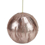 Rose Gold 5" Metallic Ornament