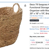 Storage Basket Large Woven Basket