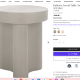 Grey Cadence Accent Table