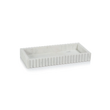 Camogili Scalloped White Marble Tray