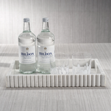 Camogili Scalloped White Marble Tray