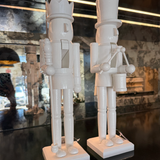 White Wooden Nutcracker - 3 Assorted - Sold Individually