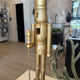 Matte Gold Nutcracker - Sold Individually
