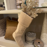 Vintage French Velvet Stocking