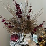 Burgundy Magnolia Spray