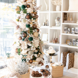 Hunter Green Velvet Bead Ornament