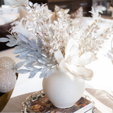 Glitter Bay Leaf Spray