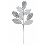 27.5" Silver Magnolia Leaf Stem