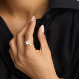 Gold She's on Point Lasso Ring