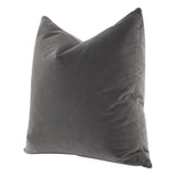 Dark Dove Velvet 26" Euro Pillow