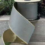 VP Lush Velvet Metallic Light Gold Back, Celadon Ribbon