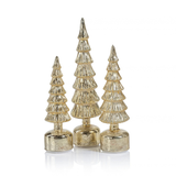 Alpine Rotating LED Tree - Antique Gold