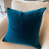 Velvet Teal Pillow 22"
