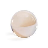 Crystal Glass Ball Amber