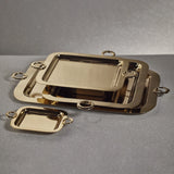 Bacardi Polished Brass Serving Tray