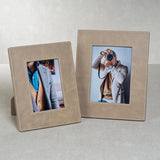 Bellecôte Mink Leather Photo Frame